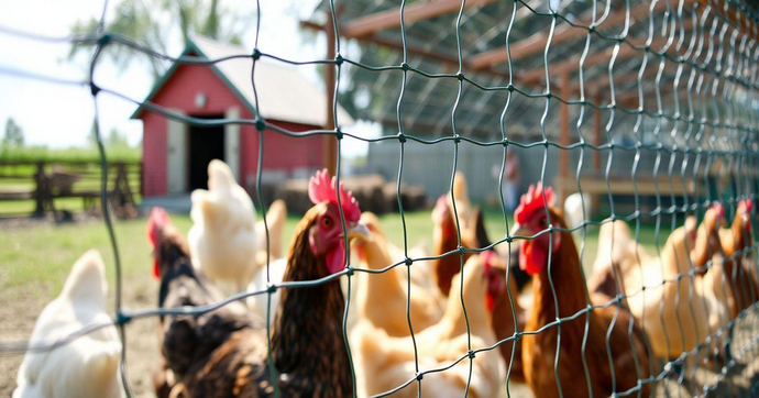 Tela de Galinheiro de Pl&aacute;stico: Vantagens e Tipos