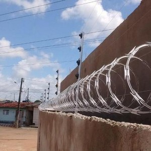 Concertina espiral aço galvanizado